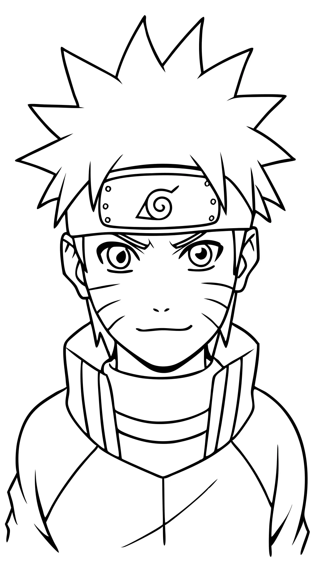 pages à colorier sans naruto